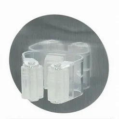 GANCIO PORTA SCOPA CLIP MOP APPENDISCOPA MONTAGGIO A PARETE CON BIADESIVO 79835