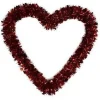 GHIRLANDA A FORMA DI CUORE ROSSO DECORAZIONE SAN VALENTINO MATRIMONI ANNIVERSARI