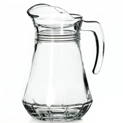 GIARA CARAFFA IN VETRO DA 1140CC BROCCA ACQUA VINO BEVANDE CUCINA