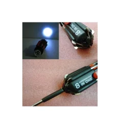 GIRAVITE CACCIAVITE 8IN1 A 6 LED MULTIFUNZIONE TORCIA MULTIUSO LUCI CACCIAVITI
