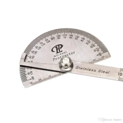 GONIOMETRO ROTATIVO PER MISURAZIONE DEGLI ANGOLI SCALA GRADUATA 10CM ROTANTE