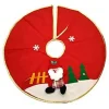 GONNA COPRIBASE ALBERO ROSSO BABBO NATALE BASE 60CM TAPPETO CASA ADDOBBI FESTA