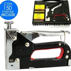 GRAFFETTATRICE SPILLATRICE SPARAPUNTI 3 IN 1 MECCANICA POTENTE IN ACCIAIO