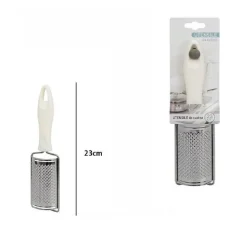 GRATTUGIA CURVA MANUALE GRATTA FORMAGGI SCORZA 23CM MANICO PLASTICA CUCINA 66167