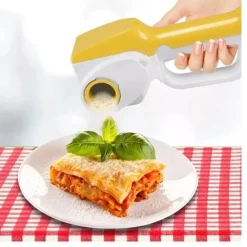 GRATTUGIA ELETTRICA DA TAVOLA 3,6V 3 TRAFILE RULLO ESTRAIBILE IN ACCIAIO RICARICABILE