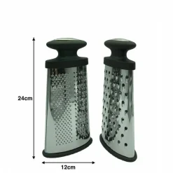 GRATTUGIA MANUALE 2 FACCE IN ACCIAIO INOX FRUTTA VERDURA FORMAGGIO