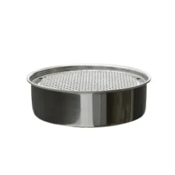 GRATTUGIA PER FORMAGGIO VERDURE IN ACCIAIO INOX CON CONTENITORE 18 CM