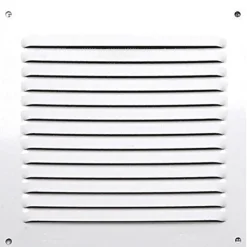 GRIGLIA DI VENTILAZIONE 25 X 25 CM IN METALLO PER ASPIRAZIONE ARIA AERAZIONE