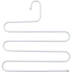 GRUCCIA APPENDI PANTALONI JEANS FORMA A S MULTISTRATO 34X34CM BIANCO SALVASPAZIO 87697