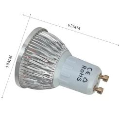 GU10 Lampadina a LED 5W LAMPADA LUCE Bianco Freddo AC95-240V luce bianco