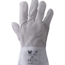 GUANTI DA LAVORO IN CROSTA GROPPONE 22 ANTICALORE ANTITAGLIO ANTINFORTUNISTICA