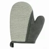 GUANTO DOCCIA BAGNO ESFOLIANTE PER CURA PULIZIA DI PELLE CORPO 21CM GRIGIO 79665