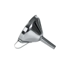 IMBUTO ACCIAIO INOX 12 CM SENZA FILTRO PER LIQUIDI ANTIRUGGINE SILVER