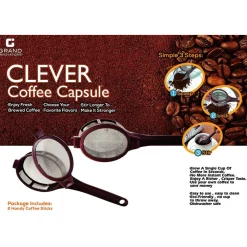 INFUSORE PER CAFFè CLEVER COFFEE CAPSULE 1 TAZZA CAFFE ISTANTANEO RIUTILIZZABILE