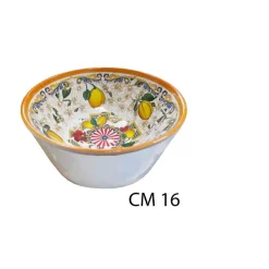 INSALATIERA PICCOLA CIOTOLA TONDA CARRETTO SICILIANO CENTRO TAVOLA DECORAZIONE