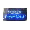 INSEGNA LUMINOSA INSEGNE LUMINOSE A LED CON SCRITTA FORZA NAPOLI