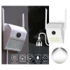 IP CAMERA WIFI ESTERNO 3MP 1080P LED LAMPADA SOLARE IP66 TELECAMERA CAM MICROSD