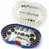 KIT 276 ACCESSORI MINI TRAPANO DREMEL PUNTE PER LUCIDARE LEVIGARE IN VALIGETTA
