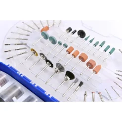 KIT 276 ACCESSORI MINI TRAPANO DREMEL PUNTE PER LUCIDARE LEVIGARE IN VALIGETTA