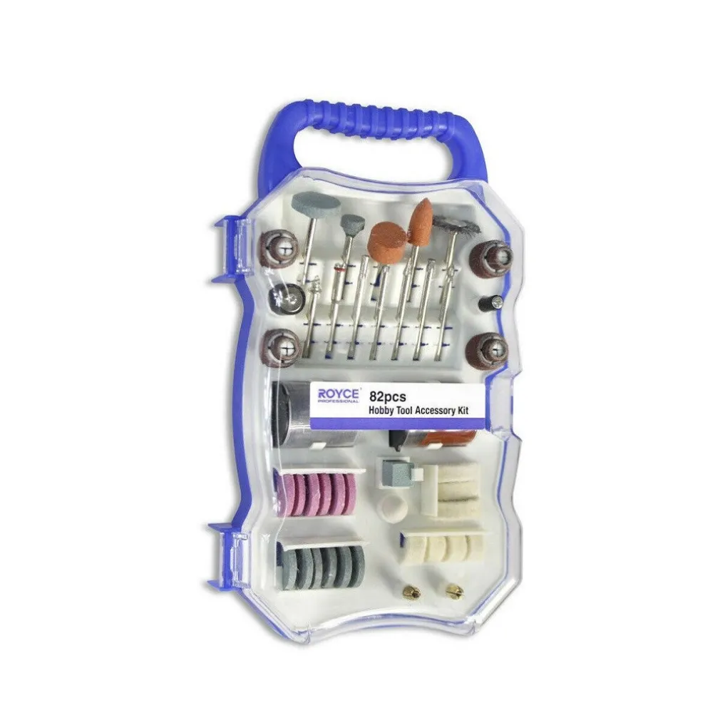 KIT 82 ACCESSORI MINI TRAPANO DREMEL PUNTE INSERTI PER LUCIDARE LEVIGARE