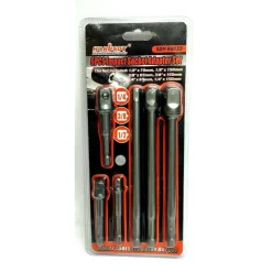 KIT 6 ADATTATORI CHIAVI A BUSSOLA QUADRATE IMPATTO PERCUSSIONE 1/4-3/8-1/2