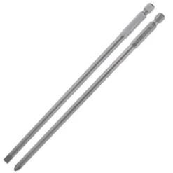 KIT 2 BITS 200MM GAMBO 1/4" 6.35MM PUNTA S2 MAGNETICA CROCE PH2 TAGLIO SL6 57252