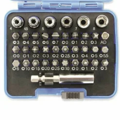KIT 36 INSERTI PER TRAPANO AVVITATORE + ADATTATORE PUNTE TAGLIO TORX ESAGONALI