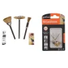 KIT 3 PEZZI SPAZZOLE METALLO PER LUCIDATURA DM 3.1MM COLOR ORO PULITRICE 92134