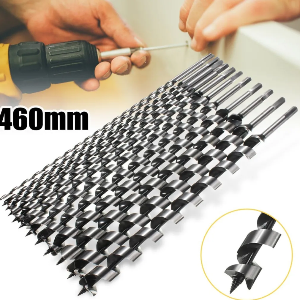 KIT 6 PUNTE PER TRAPANO TASSELLATORE PUNTALE TRIVELLA AUTOFILETTANTE LEGNO 460M