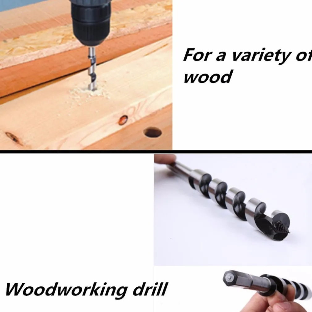 KIT 6 PUNTE PER TRAPANO TASSELLATORE PUNTALE TRIVELLA AUTOFILETTANTE LEGNO 460M