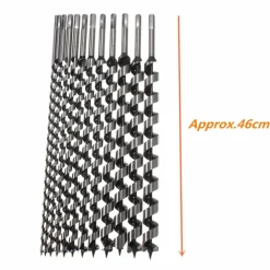 KIT 6 PUNTE PER TRAPANO TASSELLATORE PUNTALE TRIVELLA AUTOFILETTANTE LEGNO 460M