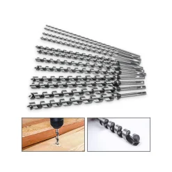 KIT 6 PUNTE PER TRAPANO TASSELLATORE PUNTALE TRIVELLA AUTOFILETTANTE LEGNO 460M