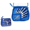 KIT 7 PZ CACCIAVITI A T TORX T6 T10 T15 T20 T25 T27 T30 BORSA RICHIUDIBILE