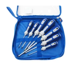 KIT 7 PZ CACCIAVITI A T TORX T6 T10 T15 T20 T25 T27 T30 BORSA RICHIUDIBILE