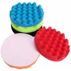 KIT 10 PZ SPUGNA LUCIDANTE CERATURA + ADATTATORE PER TRAPANO LUCIDATRICE 80MM