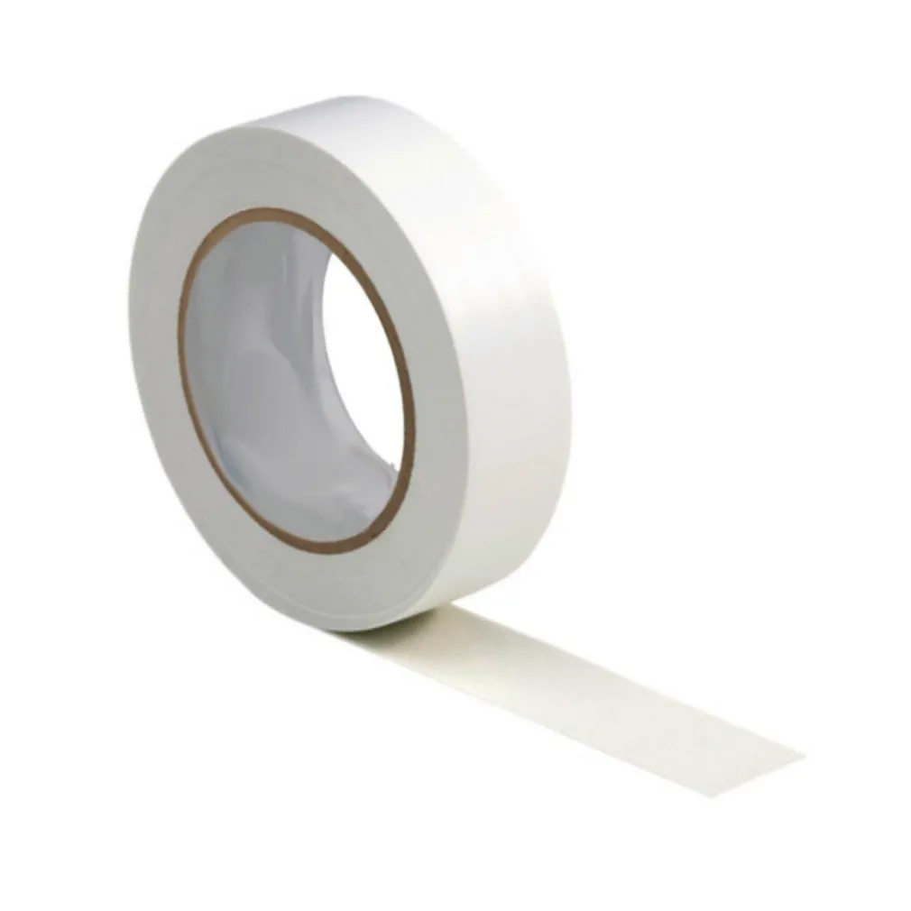 KIT 3 ROTOLI NASTRO ISOLANTE ELETTRICO NERO ROSSO BIANCO PER ELETTRICISTA PVC