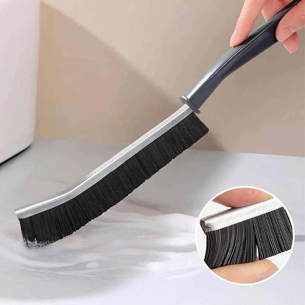 KIT 2 SPAZZOLE DUREVOLI PER PULIZIA FUGHE GIUNTI BAGNO DOCCIA CUCINA ERGONOMICO