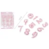 KIT 10 STAMPI NUMERI INDIPENDENTI PER CIOCCOLATINI TORTE PASTA DI ZUCCHERO 99021