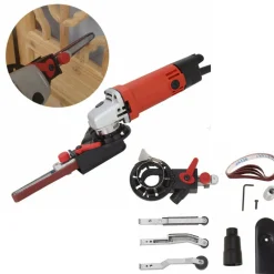 KIT ADATTATO MINI LEVIGATRICE A NASTRO PER SMERIGLIATRICE ELETTRICA ACCESSORI