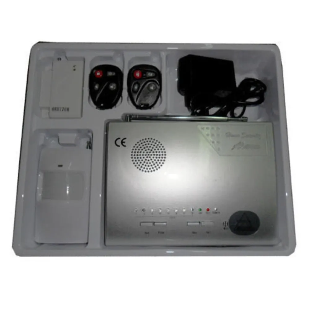 KIT ANTIFURTO ALLARME CASA SONORO WI-FI WIRELESS SENSORI SENZA FILI TELECOMANDO