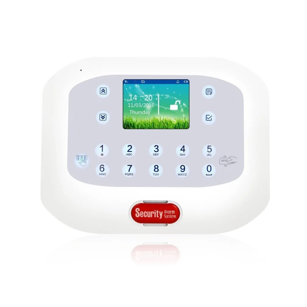 KIT ANTIFURTO CASA ALLARME TOUCH SCREEN COMBINATORE GSM PSTN WIRELESS APP 50A