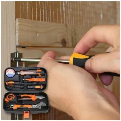 KIT ATTREZZI MULTIUSO 8 IN 1 VALIGIA CASSETTA CON 8 STRUMENTI FAI DA TE Q-JY20