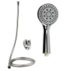 KIT BAGNO DOCCETTA DOCCINO SOFFIONE DOCCIA TONDO CON LACCIO 1,8 MT STAFFA 69069