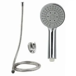 KIT BAGNO DOCCETTA DOCCINO SOFFIONE DOCCIA TONDO CON LACCIO 1,8 MT STAFFA 69084