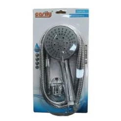 KIT BAGNO DOCCETTA DOCCINO SOFFIONE DOCCIA TONDO CON LACCIO 1,8 MT STAFFA 69084