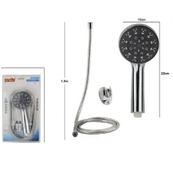 KIT BAGNO DOCCETTA DOCCINO SOFFIONE DOCCIA CON LACCIO 1,8 METRI STAFFA 69065