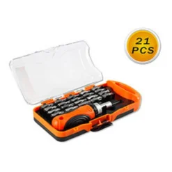 KIT CACCIAVITE A CRICCHETTO MULTIUSO 21PZ INSERTI INTERCAMBIABILI GIRAVITE 94273