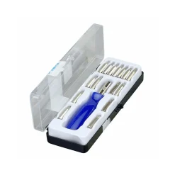 KIT CACCIAVITE 16pz DI PRECISIONE TOOLS PUNTE GIRAVITE TAGLIO CROCE TORX