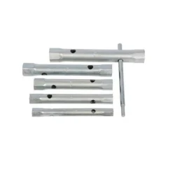 KIT CHIAVE CHIAVI A TUBO 6 PEZZI PER IDRAULICA FAI DA TE FERRAMENTA