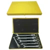 KIT CHIAVI COMBINATE FISSE E A CRICCHETTO TESTA SNODABILE HELVED DA 6PZ HLD10123